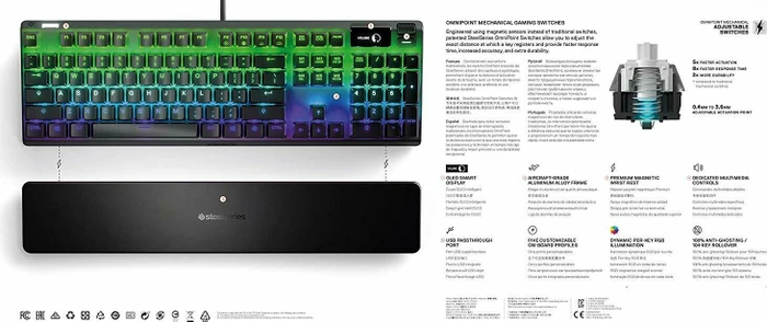 SteelSeries Apex Pro, OmniPoint, USB, US