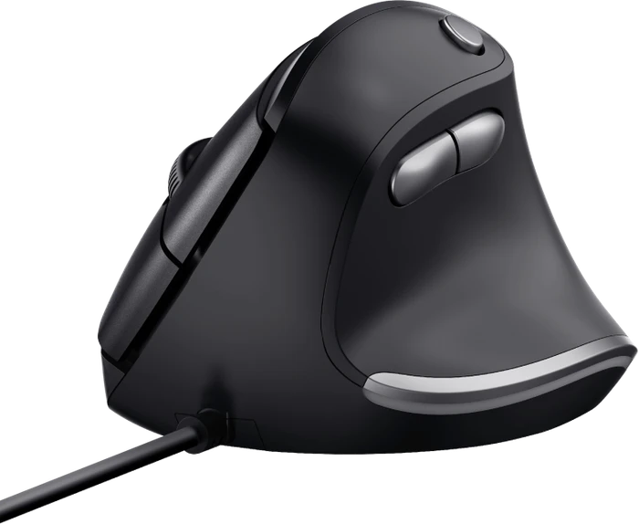Trust Bayo Vertical Ergonomic Mouse schwarz/grau, ECO zertifiziert, USB