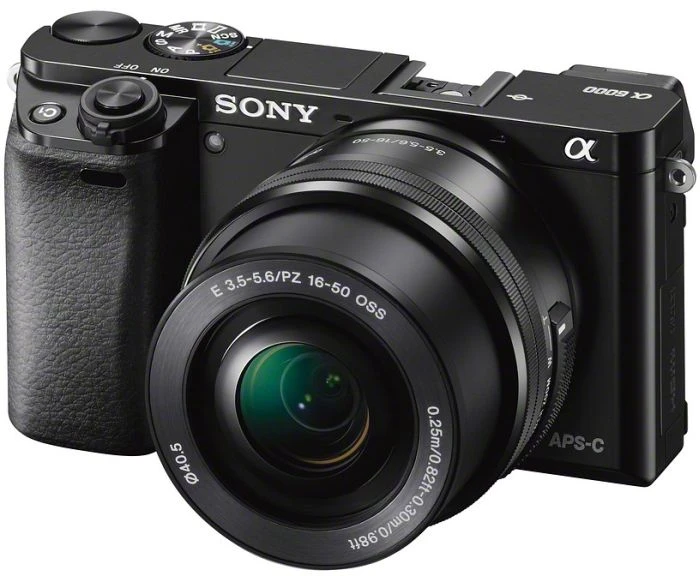 Sony Alpha 6000 schwarz mit Objektiv E PZ 16-50mm 3.5-5.6 OSS