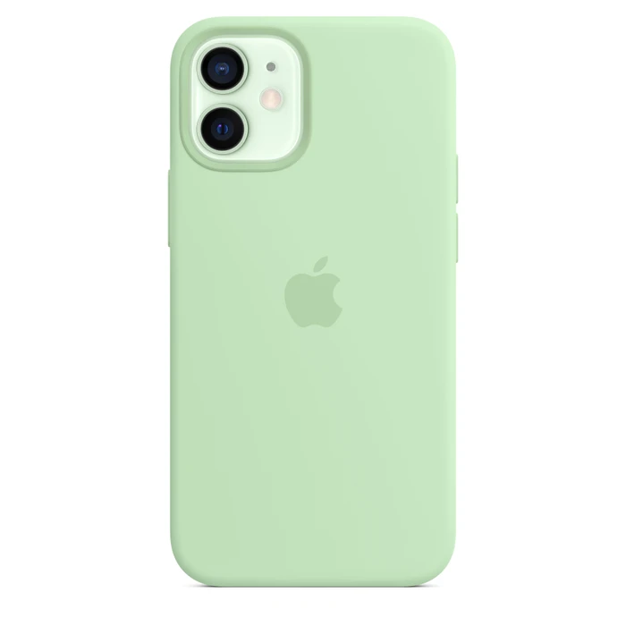Apple Silikon Case mit MagSafe für iPhone 12 Mini Pistazie