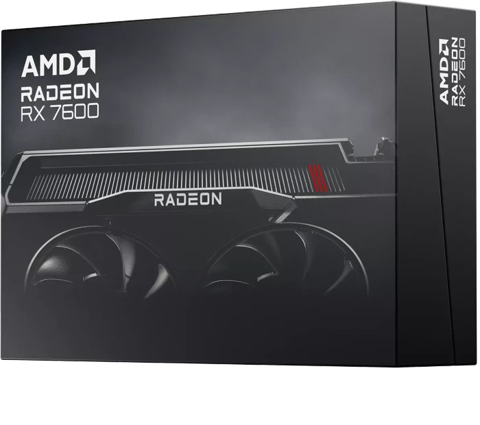 AMD Radeon RX 7600, 8GB GDDR6, HDMI, 3x DP