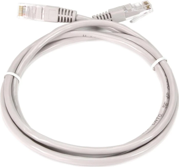 EFB Elektronik PVC CCA Patchkabel, Cat5e, U/UTP, RJ-45/RJ-45, 1.5m, grau