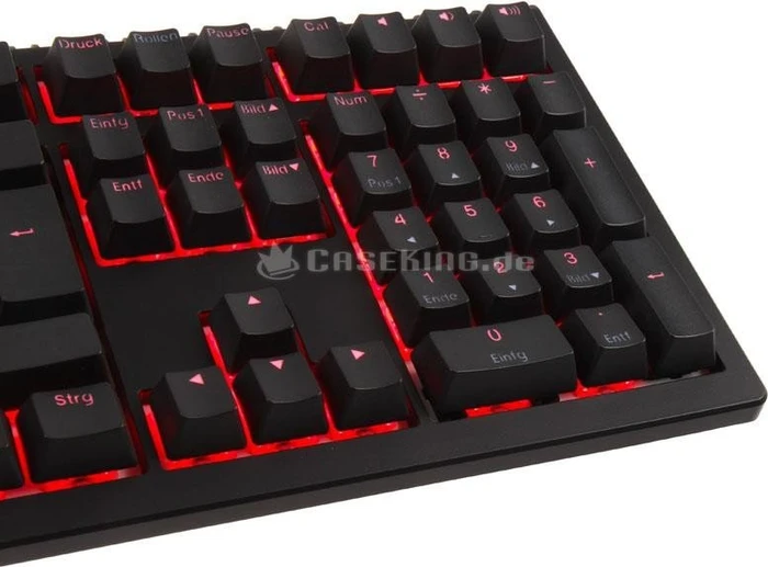 Ducky Shine 6 PBT, LEDs RGB, schwarz, MX SPEED RGB Silver, USB, DE