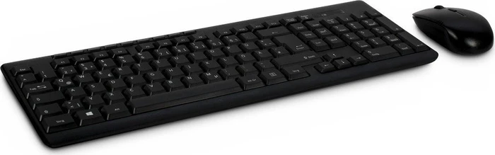 Inter-Tech KB-208 Funk-Tastatur-Maus-Set schwarz, USB, DE