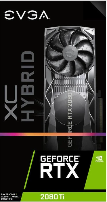 EVGA GeForce RTX 2080 Ti XC Hybrid Gaming, 11GB GDDR6, HDMI, USB-C, 3x DP