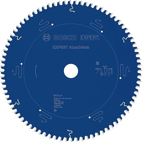 Bosch Professional Expert for Aluminium Kreissägeblatt 80Z, 254x1.8x25.4mm, 1 Stück