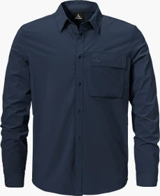 Schöffel Dunajec Hemd langarm navy blazer (Herren)