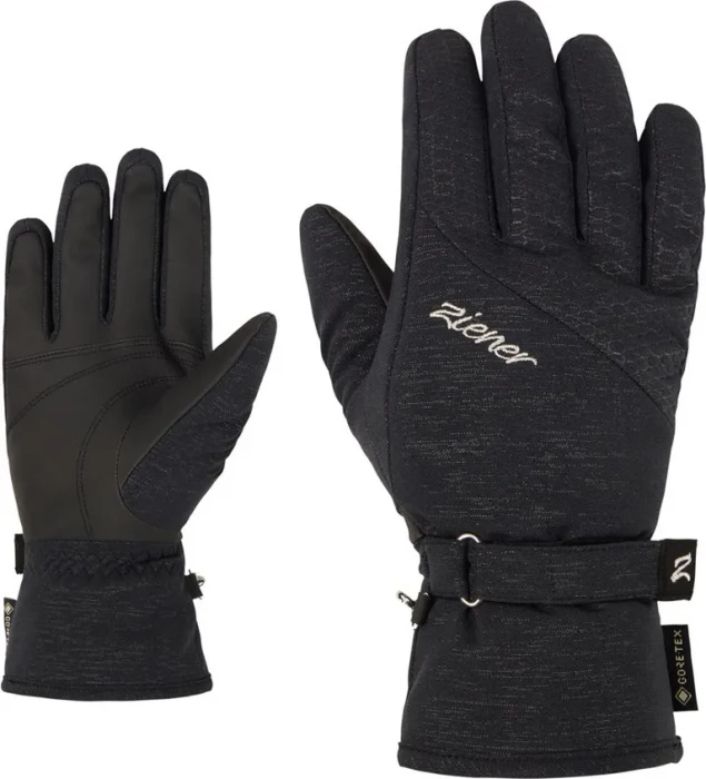 Ziener Kaire GTX + Gore Plus Warm Skihandschuhe black ink spark (Damen)