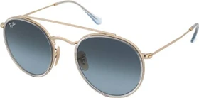 Ray-Ban RB3647N Round Double Bridge Legend 51mm gold/blau