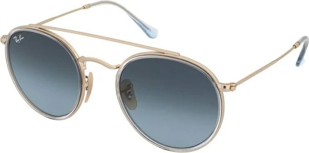 Ray-Ban RB3647N Round Double Bridge Legend 51mm gold/blau
