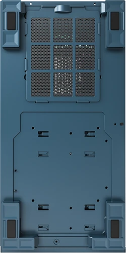 Montech Sky Two, blau, Glasfenster