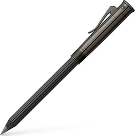 Faber-Castell Castell 9000 Perfekter Bleistift Bleistift B graphit, Magnum Black Edition, Metalletui, Anspitzer