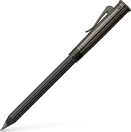 Faber-Castell Castell 9000 Perfekter Bleistift Bleistift B graphit, Magnum Black Edition, Metalletui, Anspitzer