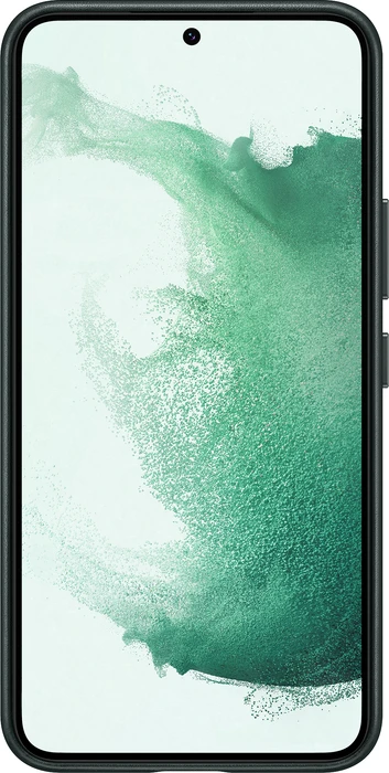 Samsung Leather Cover für Galaxy S22 Forest Green