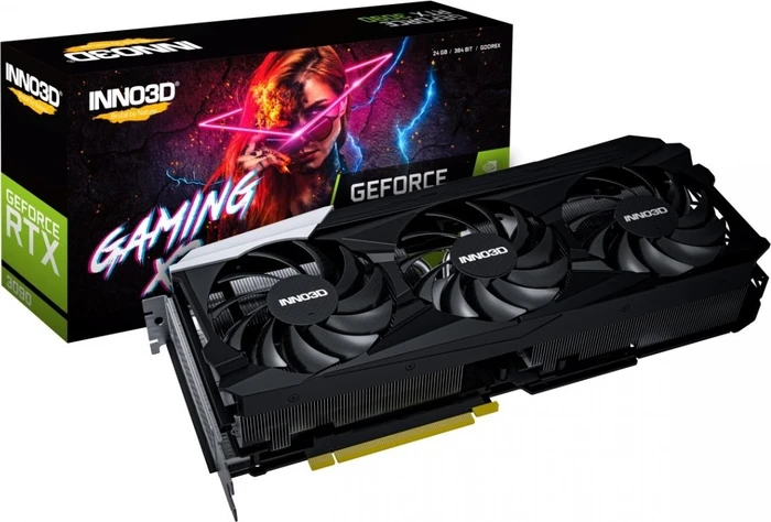 INNO3D GeForce RTX 3090 Gaming X3, 24GB GDDR6X, HDMI, 3x DP