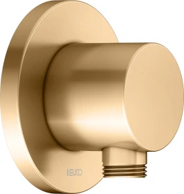 Keuco IXMO 59547 Schlauchanschluss rund messing gebürstet