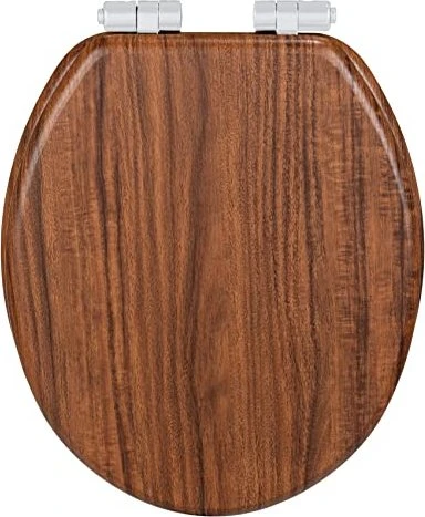 Wenko Chestnut WC-Sitz mit Absenkautomatik braun