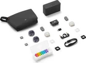 DJI Mic Mini 2S, 2 Sender + 1 Empfänger + Ladeschale