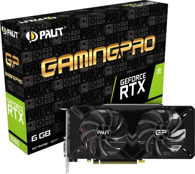 Palit GeForce RTX 2060 GamingPro, 6GB GDDR6, DVI, HDMI, DP