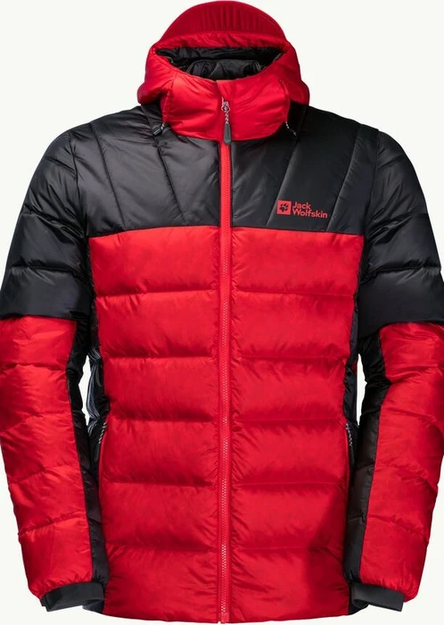 Jack Wolfskin Nebelhorn Down Hoody Funktionsjacke adrenaline red (Herren)