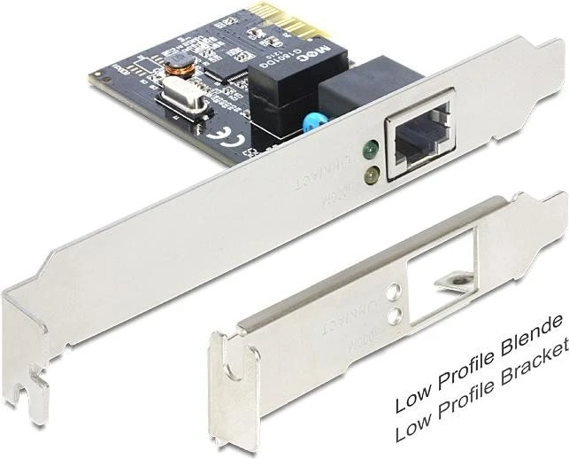 DeLOCK LAN-Adapter, RJ-45, PCIe 1.1 x1