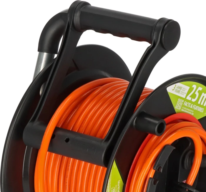 Brennenstuhl Garant G Bretec Gartenkabeltrommel, Gerätetrommel, Schuko auf 1x Schuko, 23m, IP44, AT-N05V3V3-F 3G1,5