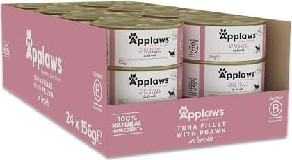 Applaws Thunfisch und Garnelen, 3.74kg (24x 156g)