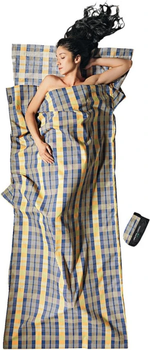 Cocoon TravelSheet Baumwolle Hüttenschlafsack travel checks