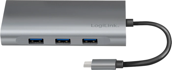LogiLink USB 3.2 Gen 1 Dockingstation 10-Port, USB-C 3.0 [Stecker]