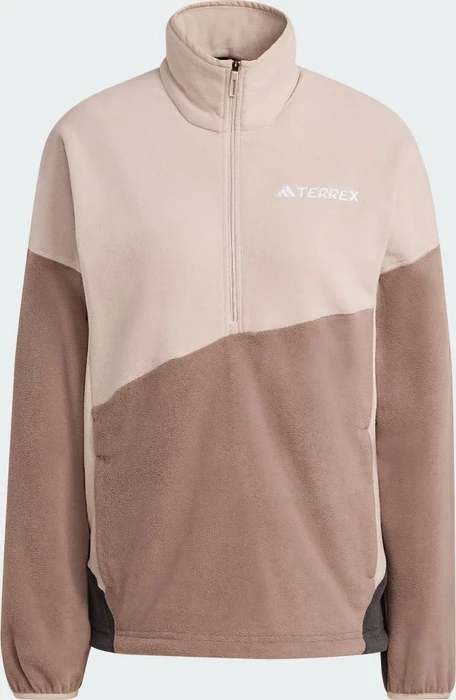 adidas Terrex Multi Climawarm Fleece Funktionsshirt langarm wonder taupe/trace brown (Damen)