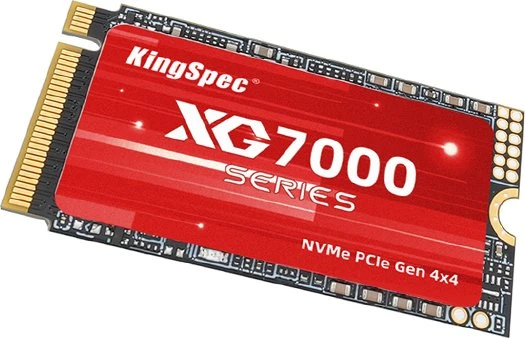 KingSpec XG7000 512GB, M.2 2242 / M-Key / PCIe 4.0 x4, Heatspreader