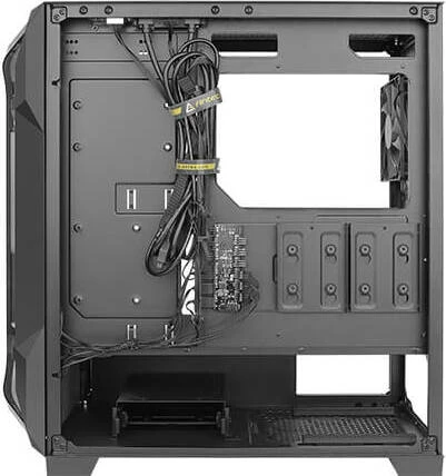 Antec Dark League Dark Fleet DF600 Flux, Glasfenster