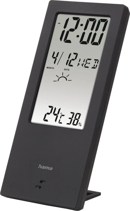 Hama TH-140 Hygrometer-Temperaturstation schwarz, digital