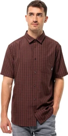 Jack Wolfskin El Dorado Hemd kurzarm dark mahogany check (Herren)