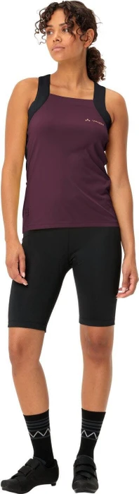 Vaude Matera Top Trikot ärmellos cassis uni (Damen)