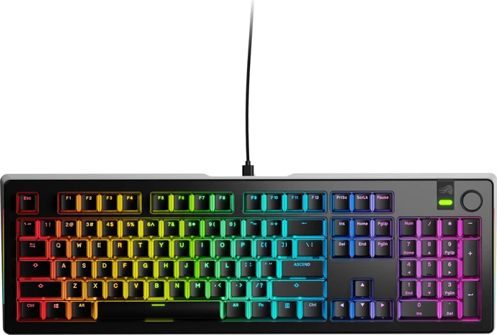 Glorious GMMK 3 Pro 100% Pre-built Gaming Keyboard, schwarz, LEDs RGB, Glorious Fox MX, USB, US