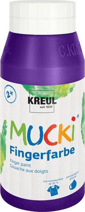 Kreul Mucki Fingerfarbe, violett, 750ml