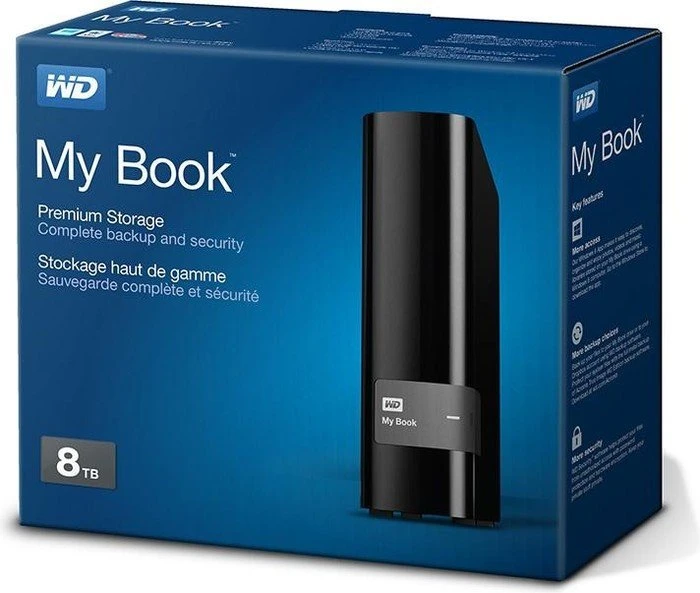 Western Digital WD My Book, 8TB, USB 3.0 Micro-B