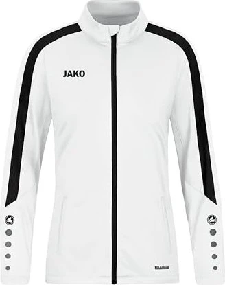 Jako Power Polyester Trainingsjacke weiß (Damen)