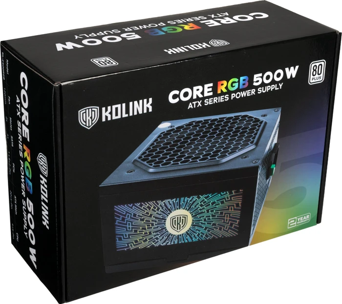 Kolink Core C500RGB 500W, ATX 2.3