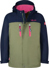Trollkids Girls Bryggen 3in1 Funktionsjacke navy/olive (Junior)