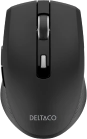 Deltaco Silent Wireless Travel Mouse schwarz, USB/Bluetooth (MS-813)