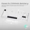 Wobkey Rainy 75 Pro, weiß/silber, LEDs RGB, Kailh Cocoa, USB/Bluetooth, US Vorschaubild