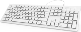 Hama KC-200 Basic Tastatur, weiß, USB, DE (00182680)