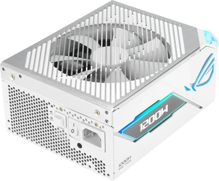 ASUS ROG Thor Platinum III White Edition (ROG Equalizer), ROG-THOR-1200P3-WHITE-GAMING-E, 1200W, ATX 3.1