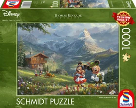 Schmidt Spiele Mickey & Minnie in den Alpen