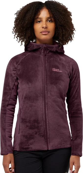Jack Wolfskin Rotwand Hooded Full-Zip Fleece Funktionsjacke amaranth (Damen)