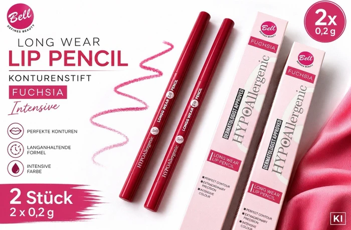 Bell HYPOAllergenic Long Wear Lip Pencil Konturenstift 05 fuchsia, 0.3g