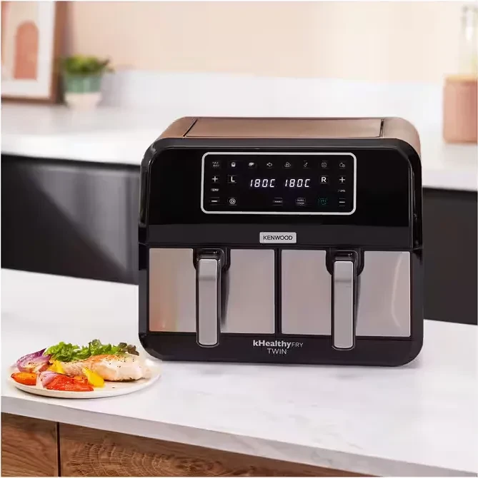 Kenwood HFM20.000MB kHealthy Fry Twin Air Fryer