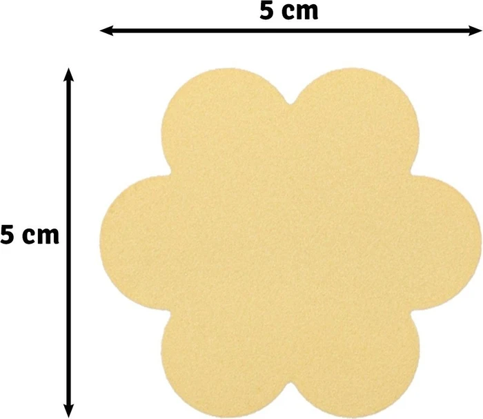 Vaessen Creative Hebel-Motivstanzer Jumbo, Blume Clio, gold/weiß, 50x46mm
